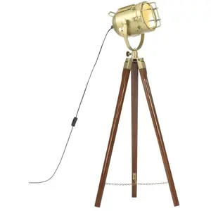 Comparateur de prix : vidaXL Lampadaire à trépied bois de manguier massif 97 cm