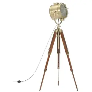 Comparateur de prix : vidaXL Lampadaire à trépied bois de manguier massif 165 cm