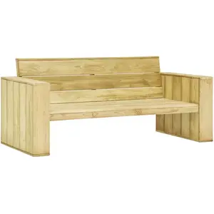 Comparateur de prix : vidaXL Banc de jardin 179 cm Bois de pin imprégné