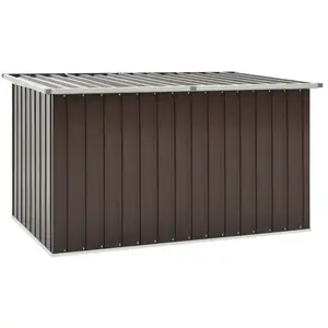 Comparateur de prix : vidaXL Boîte de rangement de jardin Marron 171x99x93 cm