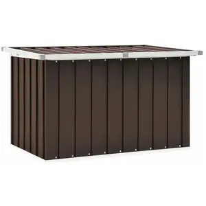 Comparateur de prix : vidaXL Boîte de rangement de jardin Marron 109x67x65 cm