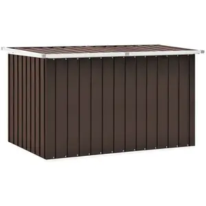 vidaXL Boîte de rangement de jardin Marron 149x99x93 cm pas cher