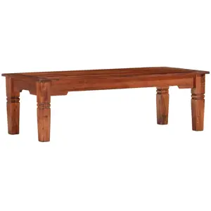 vidaXL Table basse 110 x 50 x 35 cm Bois d'acacia solide pas cher