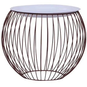 vidaXL Table basse Doré Ø 51 cm pas cher