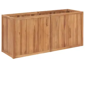 Comparateur de prix : vidaXL Lit surélevé de jardin 150x50x70 cm Bois de teck solide