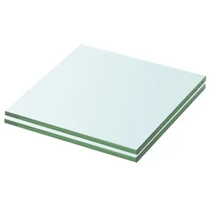 Comparateur de prix : vidaXL Panneaux d'étagère 2 pcs Verre Transparent 20 x 15 cm
