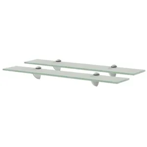 Comparateur de prix : vidaXL Étagères murales 2 pcs Verre 60x20 cm 8 mm