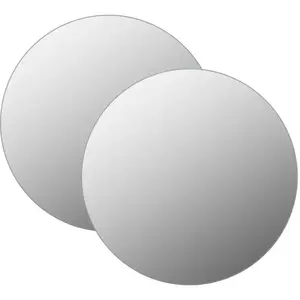 Comparateur de prix : vidaXL Miroirs muraux 2 pcs 50 cm Rond Verre