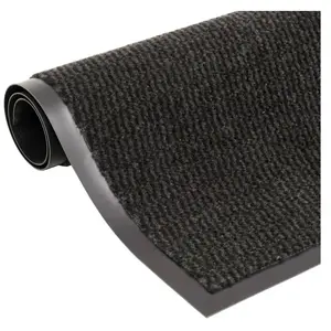 Comparateur de prix : vidaXL Paillassons rectangulaires 2 pcs 60 x 90 cm Noir