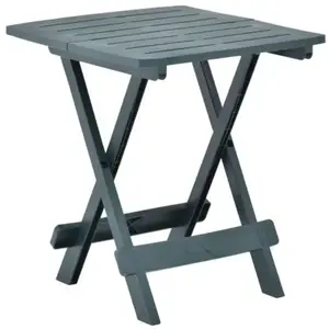 Comparateur de prix : vidaXL Table pliable de jardin vert 45x43x50 cm plastique