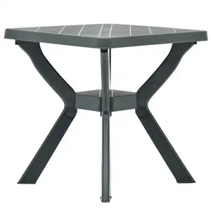 Comparateur de prix : vidaXL Table de bistro Vert 70x70x72 cm Plastique