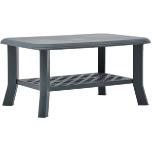 vidaXL Table basse Vert 90 x 60 x 46 cm Plastique pas cher