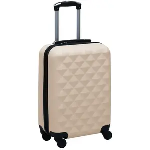 Comparateur de prix : vidaXL Valise rigide Doré ABS