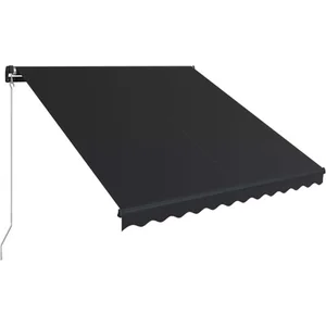 vidaXL Auvent manuel rétractable 300x250 cm Anthracite pas cher