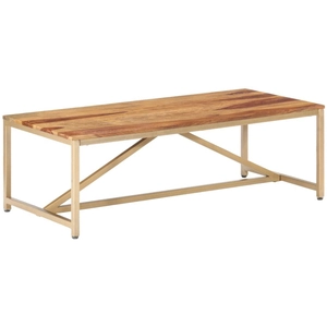vidaXL Table basse 120x60x40 cm Bois solide pas cher