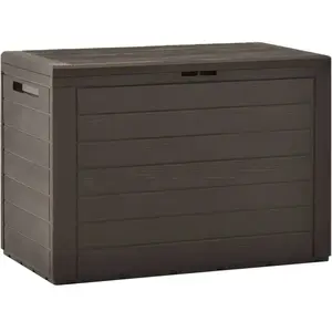 Comparateur de prix : vidaXL Boîte de rangement de jardin Marron 78x44x55 cm