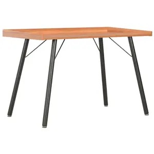 vidaXL Bureau Marron 90x50x79 cm pas cher