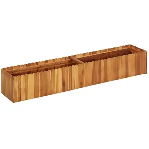 Comparateur de prix : vidaXL Lit surélevé de jardin 150x30x25 cm Bois massif d'acacia