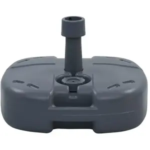 Comparateur de prix : vidaXL Socle de parasol portable Gris Rempli de sable/eau