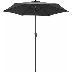 vidaXL Parasol Anthracite 200x224 cm Aluminium pas cher