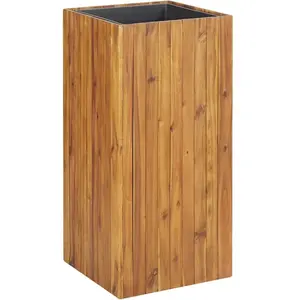 vidaXL Lit surélevé de jardin 43,5x43,5x90 cm Bois massif d'acacia pas cher