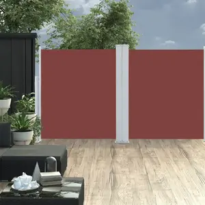 Comparateur de prix : vidaXL Auvent latéral rétractable Marron 140 x 600 cm