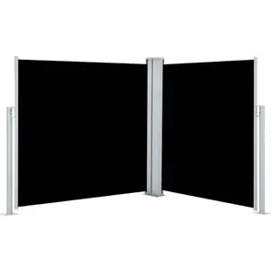 Comparateur de prix : vidaXL Vidaxl Auvent Latéral Rétractable Noir 120 X 600 Cm