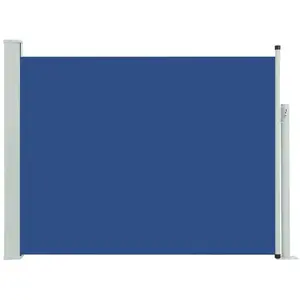Comparateur de prix : vidaXL Auvent latéral rétractable de patio 140x500 cm Bleu