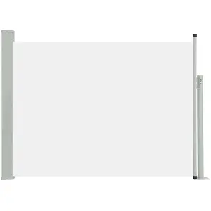 vidaXL Auvent Latéral Rétractable De Patio 120x500 Cm Crème