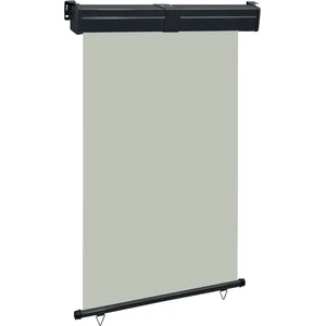 Vidaxl - Auvent latéral de balcon 125x250 cm Gris Gris pas cher