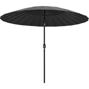 Comparateur de prix : vidaXL Parasol d'extérieur avec mât en aluminium 270 cm Anthracite