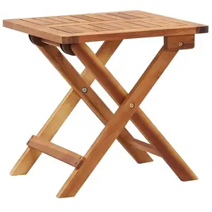 Comparateur de prix : vidaXL Table pliable de jardin 40x40x40 cm Bois d'acacia massif