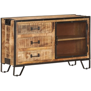 Comparateur de prix : vidaXL Buffet 100x31x60 cm Bois de manguier massif brut