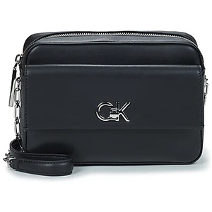 Schoudertas Calvin Klein Jeans CK RE-LOCK POCKET CAMERA BAG Zwart pas cher