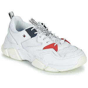 Baskets basses Tommy Hilfiger WMN CHUNKY MIXED TEXTILE TRAINER femme pas cher