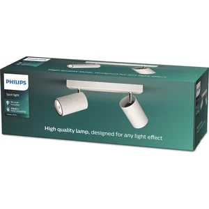 Philips Kosipo opbouwspot - 2-lichts - wit pas cher