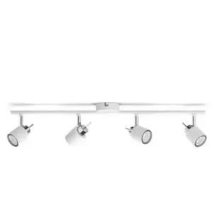 Comparateur de prix : Philips Meranti opbouwspot - 4-lichts - wit