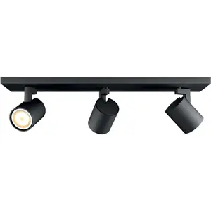 Éclairage connecté Philips Hue Runner Triple Noir Bluetooth pas cher