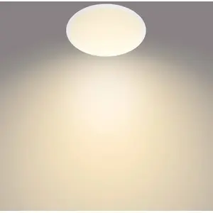 Comparateur de prix : Philips Cavanal badkamer plafondlamp - wit - rond - klein -12 W