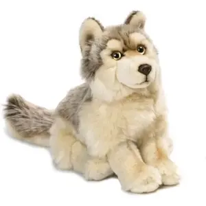 Animal en peluche Wwf loup 25 cm pas cher