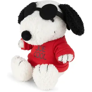 Peluche - PLAYFOREVER - Snoopy - Joe Cool - 20 cm - Noir - Rouge - Mix... pas cher