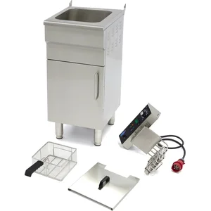 MAXIMA.COM Friteuse professionnelle électrique 16L avec Robinet et SousbassementVendu parbol