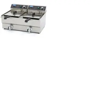 Maxima Friteuse électrique 2 x 16 l avec robinetVendu parbol