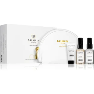 Balmain Hair Couture White Cosmetic Styling Bag Toilettas pas cher