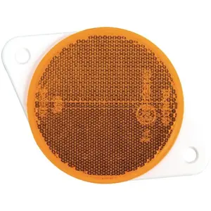 Catadioptre rond orange diamètre 75mm à visser GOPART LA75017 pas cher
