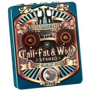 Lounsberry Pedals TFW-2 Tall, Fat & Wide Stereo FET Clean Boost pas cher