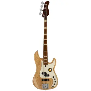 Sire Basses P8 S4/NT Swamp ash 4-snarige actieve basgitaar naturel bruin pas cher