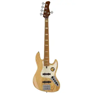 Sire Basses V8 S5/NT Swamp ash 5-snarige actieve basgitaar naturel bruin pas cher