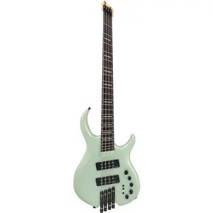 Sire Marcus Miller M6H 4-String Surf Green Metallic Satin headless elektrische basgitaar met gigbag pas cher