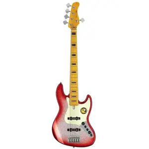 Sire Marcus Miller V7+ A5 Red Sparkle 5-snarige elektrische basgitaar pas cher